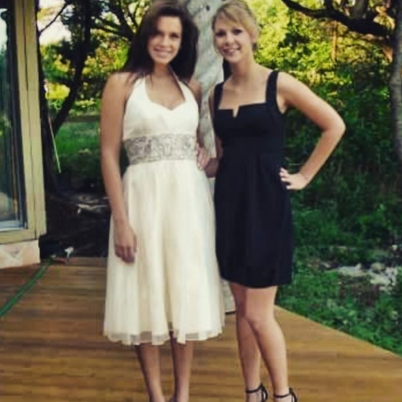 Cream Hand-made Dress with Beading - Picture 1 of 1